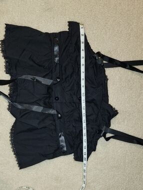 Tunnel Vision Black Fern Bloomer Set